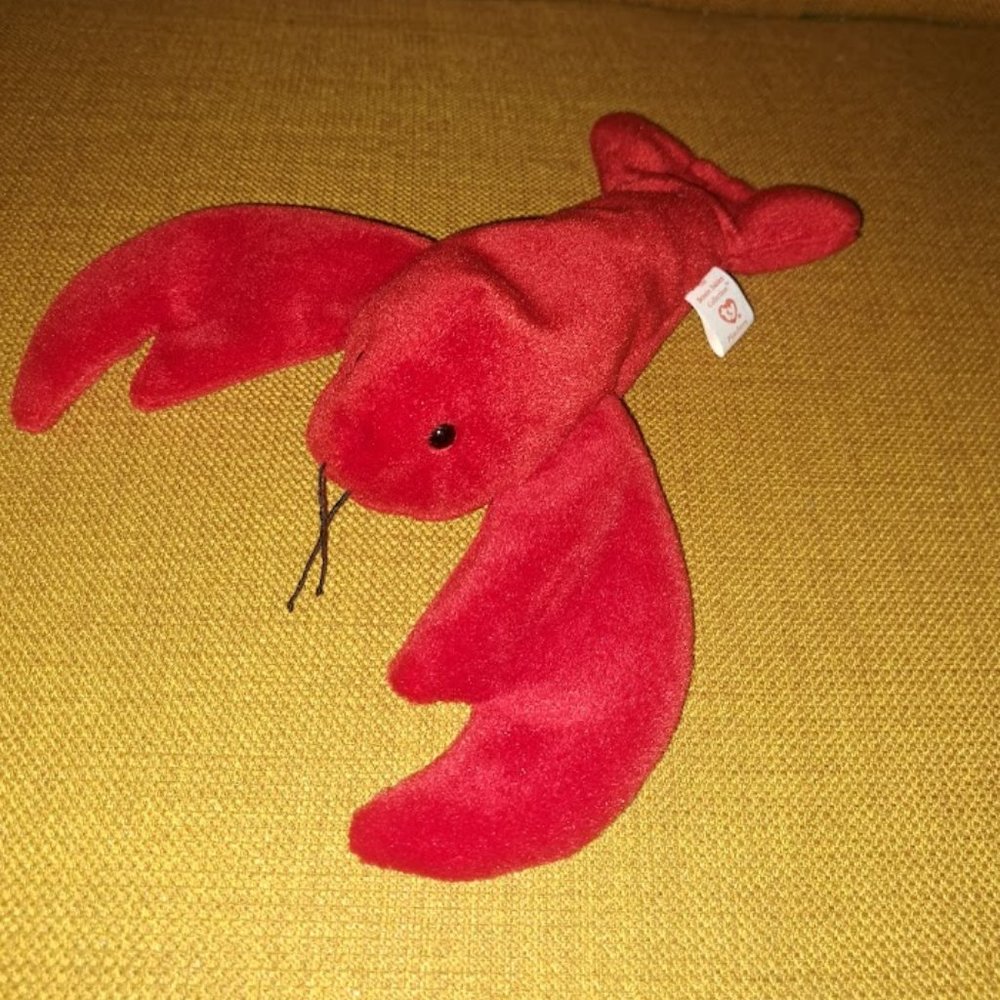 The Beanie Babies Pinchers the Lobster Retired Plush 1994 Original